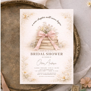 Invitación Nuevo capítulo comienza Pink Bow Books Despedida d