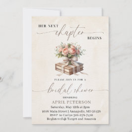 Invitación Nuevo Capítulo Comienza, una Ducha Nupcial de Cuen