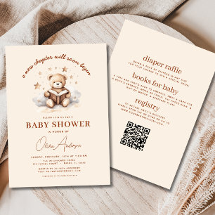Invitación Nuevo capítulo de todo en un solo oso comienza Bab