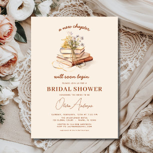 Invitación Nuevo capítulo inicia ducha de novia florida