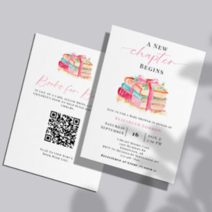 Invitación Nuevo Capítulo Libro Solicitud Código QR Cumple Be
