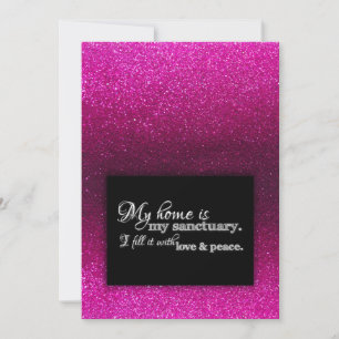 Invitación Nuevo dueño de casa que hemos mudado Purpurina de 