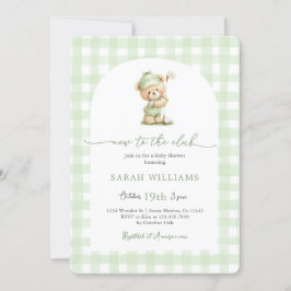 Invitación Nuevo en el Club Baby Shower