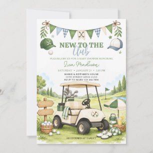 Invitación Nuevo En El Club De Golf Baby Shower
