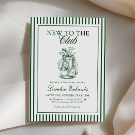Invitación Nuevo en el Club de Golf Niño Baby Shower