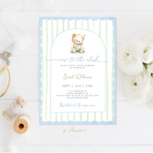Invitación Nuevo en el Club Golf Baby Shower
