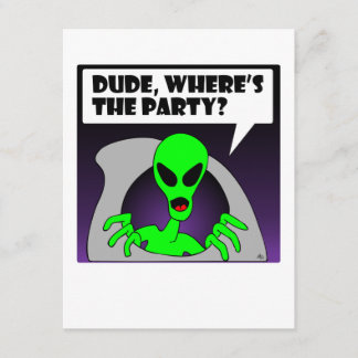 Invitación nuevo fiesta alienígena