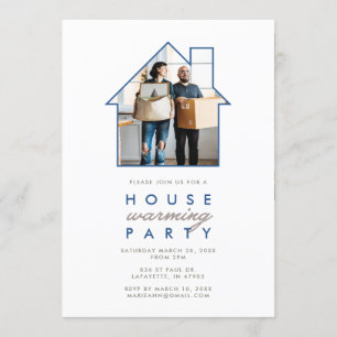 Invitación Nuevo Fiesta para el calentamiento de la casa