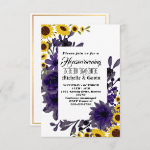 Invitación Nuevo hogar fiesta en otoño en otoño