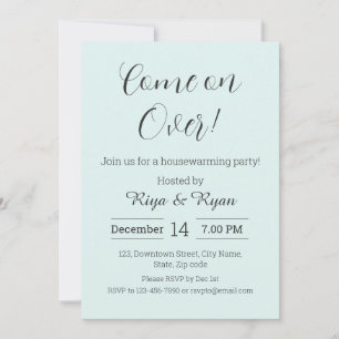 Invitación Nuevo Hogar Moderno Elegante Fiesta Gris Calentado