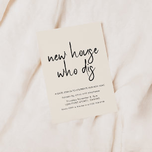 Invitación Nuevo hogar que se muere Fiesta de calentamiento d