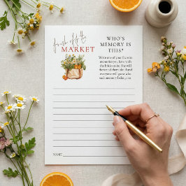 Invitación Nuevo juego de ducha de novia en el mercado quién 