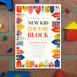 Invitación Nuevo Niño En El Baby Shower De La Frontera De Las