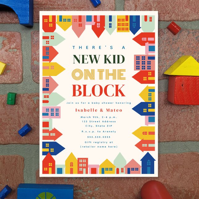 Invitación Nuevo Niño En El Baby Shower De La Frontera De Las (Subido por el creador)