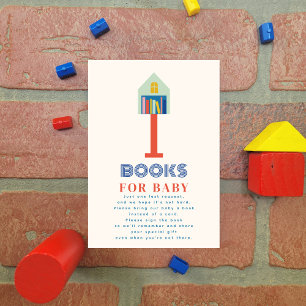 Invitación Nuevo niño en la solicitud de libro de Baby Shower