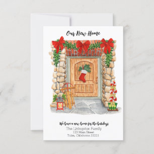 Invitación Nuevos Navidades de puertas delanteras en casa mov