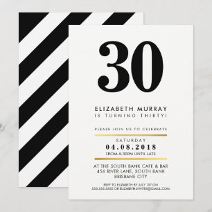 Invitación NÚMERO DE EDAD NEGRO NÚMERO mínimo blanco blanco 3