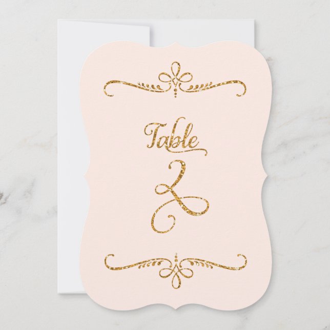 Invitación Número de tabla 2, Recepción de letras de guiones  (Reverso)