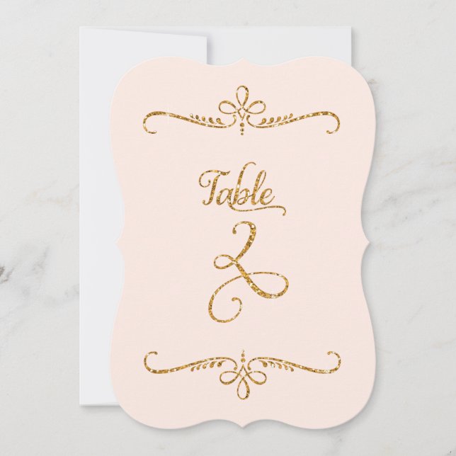 Invitación Número de tabla 2, Recepción de letras de guiones  (Anverso)