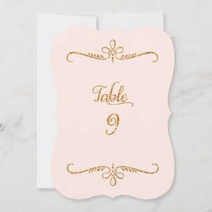 Invitación Número de tabla 9, Recepción de letras de guiones 