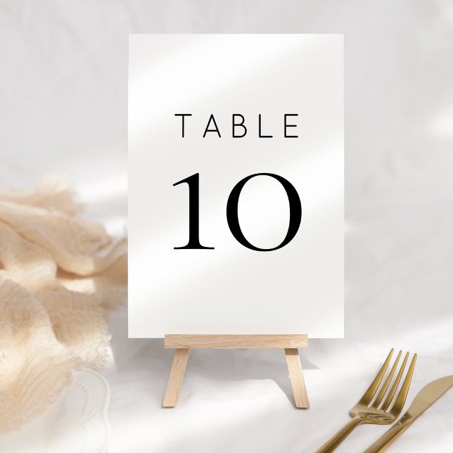 Invitación Número de tabla de Boda verde silvery Sage (Subido por el creador)