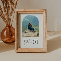 Número de tabla de fotografía Minimalista STELLA 5