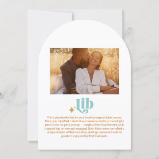 Invitación Número de tabla Lib