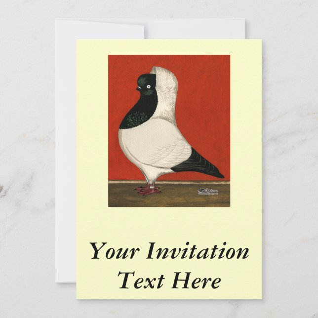 Invitación Nun Pigeon (Anverso)