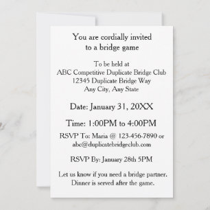 Invitación Nunca Criticar a su pareja durante el puente de ju