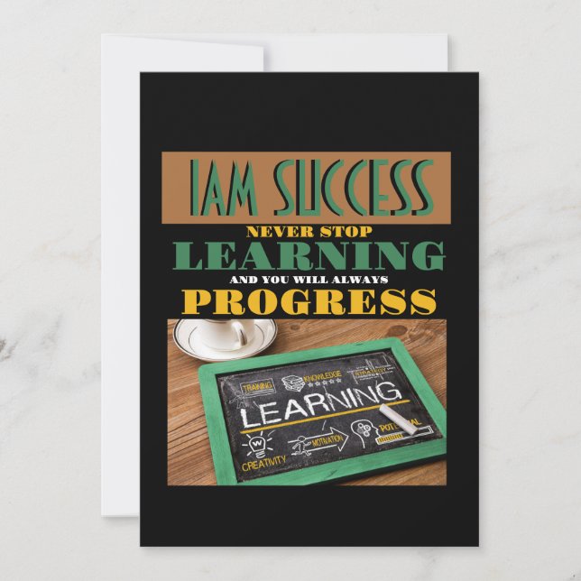 INVITACIÓN NUNCA DEJEN DE APRENDER (Anverso)