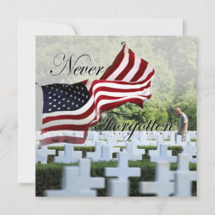 Invitación Nunca olvidado - Día de la Memoria