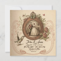 Invitación nupcial de cinderella