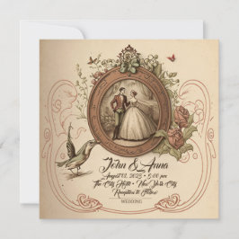 Invitación nupcial de cinderella