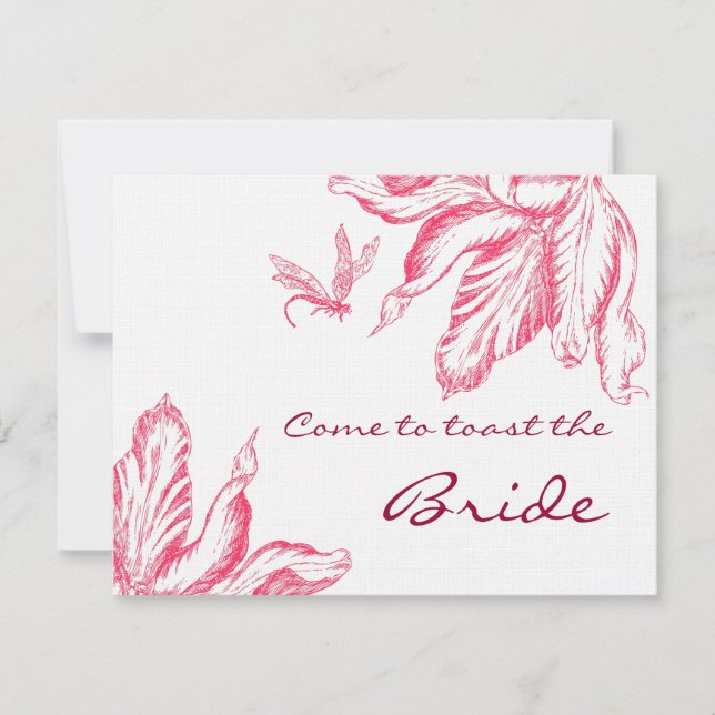 INVITACIÓN NUPCIAL DE LA DUCHA (Anverso)