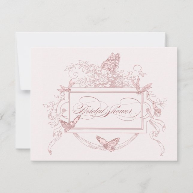 INVITACIÓN NUPCIAL DE LA DUCHA (Anverso)