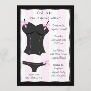 Invitación nupcial de la ducha