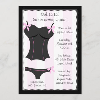 Invitación nupcial de la ducha