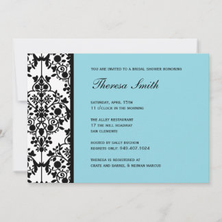 Invitación nupcial de la ducha