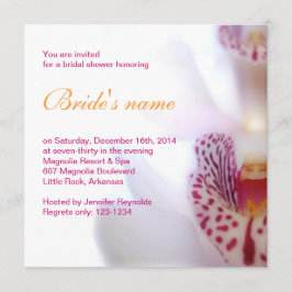 Invitación nupcial de la ducha