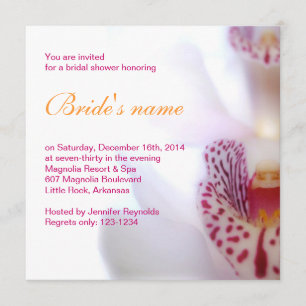 Invitación nupcial de la ducha