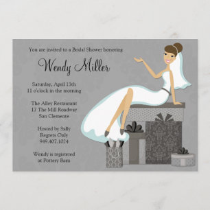 Invitación nupcial de la ducha