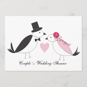 Invitación nupcial de la ducha de la boda de los