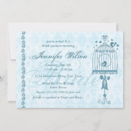 Invitación nupcial de la ducha de la boda del