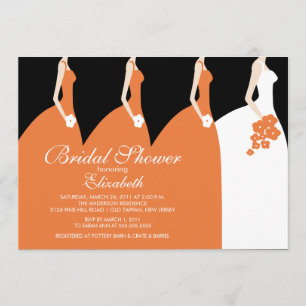 Invitación nupcial de la ducha de las damas de