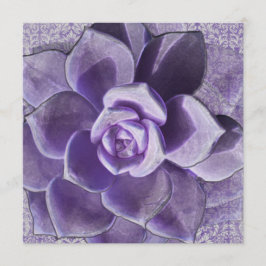 Invitación nupcial de la ducha de los Succulents