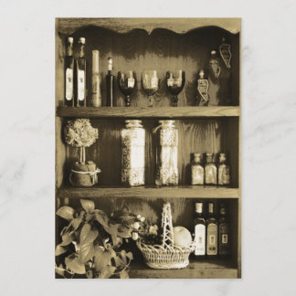 Invitación nupcial de la ducha del armario de la