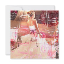 invitación nupcial de la espera