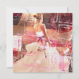 invitación nupcial de la espera