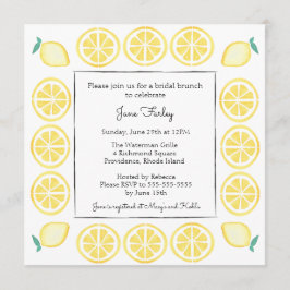 Invitación nupcial del brunch de la ducha