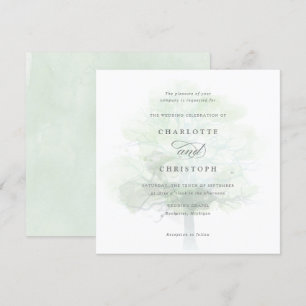 Invitación nupcial en árbol